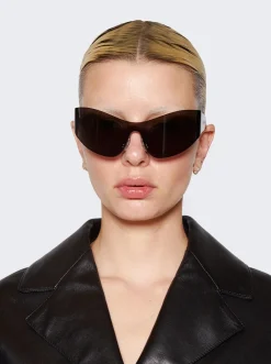 Balenciaga Mono Cat 2.0 Sunglasses Grey