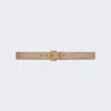 Saint Laurent Monogram Belt Green