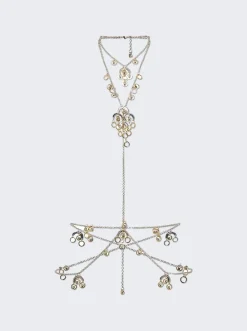 Rabanne Multi Sphere Bodychain Silver