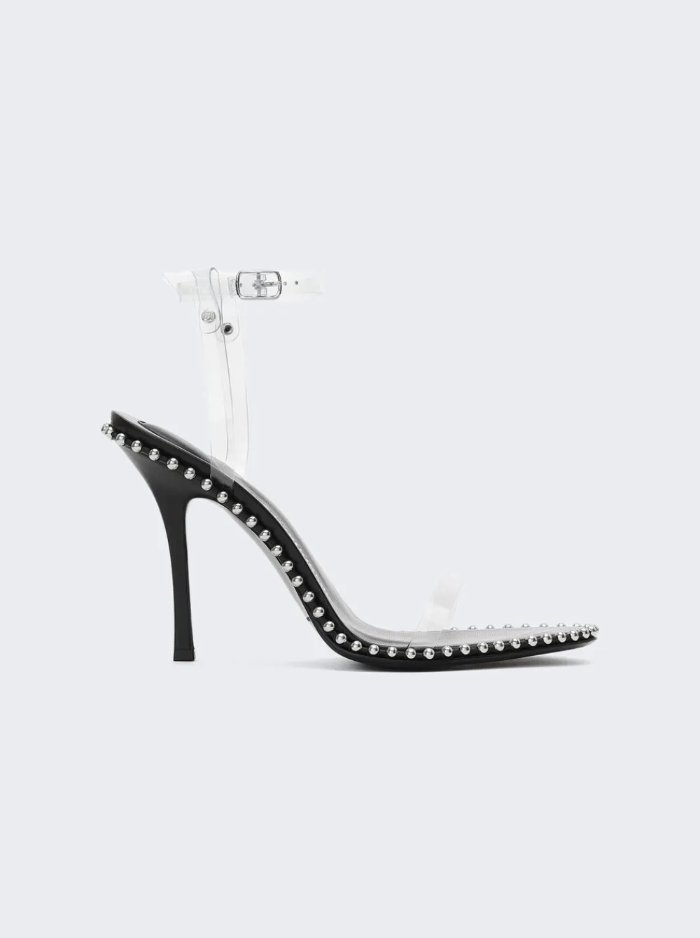 Alexander Wang Nova 105 Ankle Strap Sandal Black