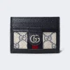 Gucci Ophidia Card Case Beige And Blue