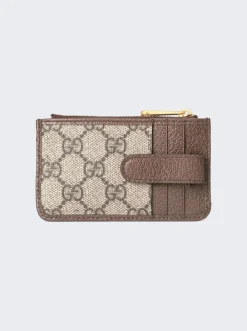 Gucci Ophidia Cared Case In Gg Supreme Brown