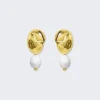 Monica Sordo Oriente Earrings White