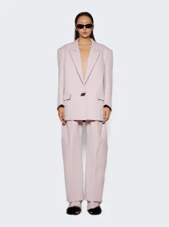 The Attico Oversized Tailored Pant Pale Pink