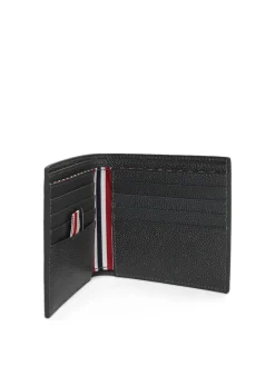 Thom Browne Paper Label Billfold Wallet Dark Grey