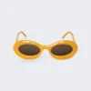 Loewe Paula'S Ibiza Loop Sunglasses Shiny Yellow And Brown