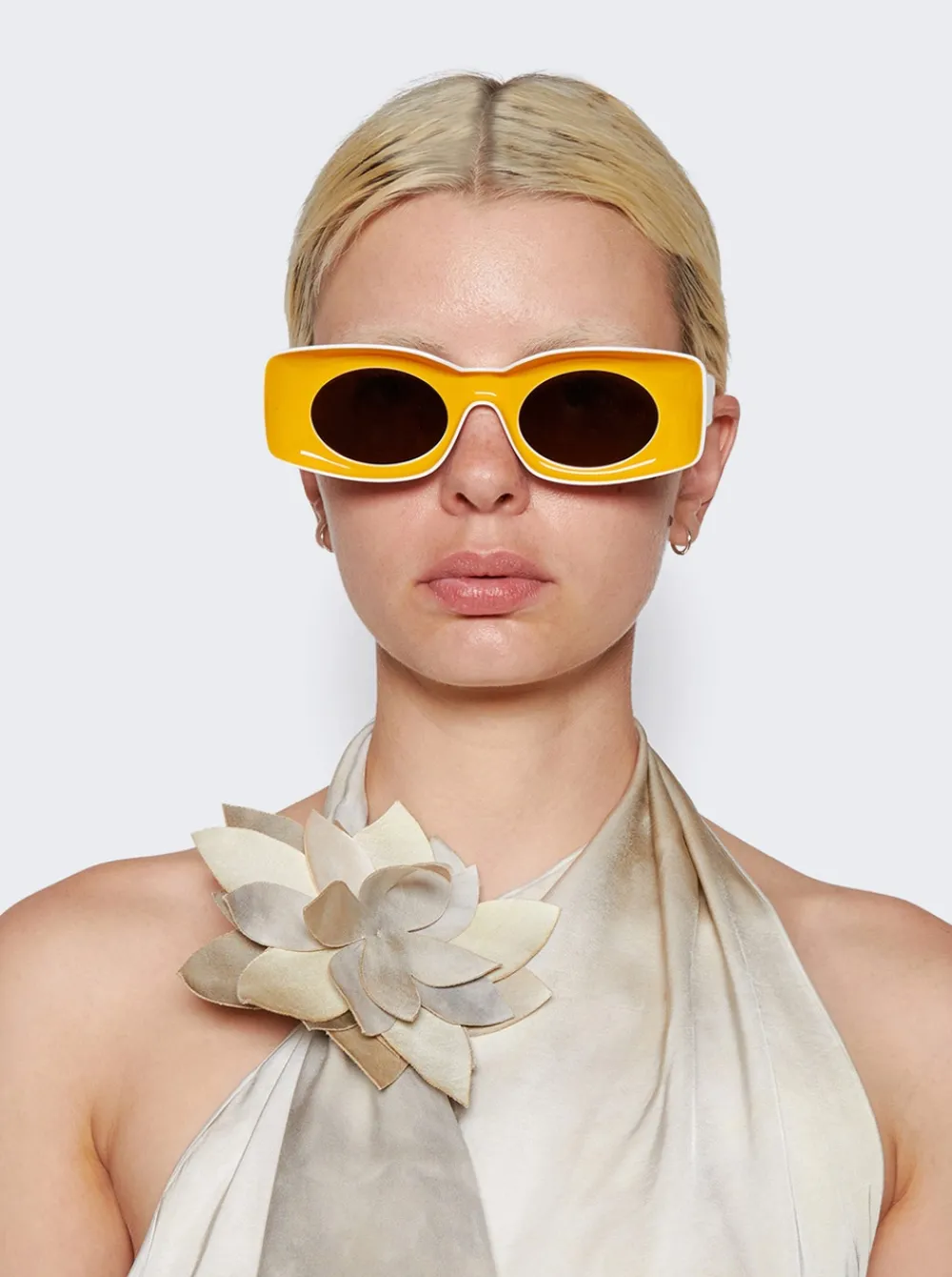 Loewe Paula'S Ibiza Original Sunglasses Shiny Yellow And Brown