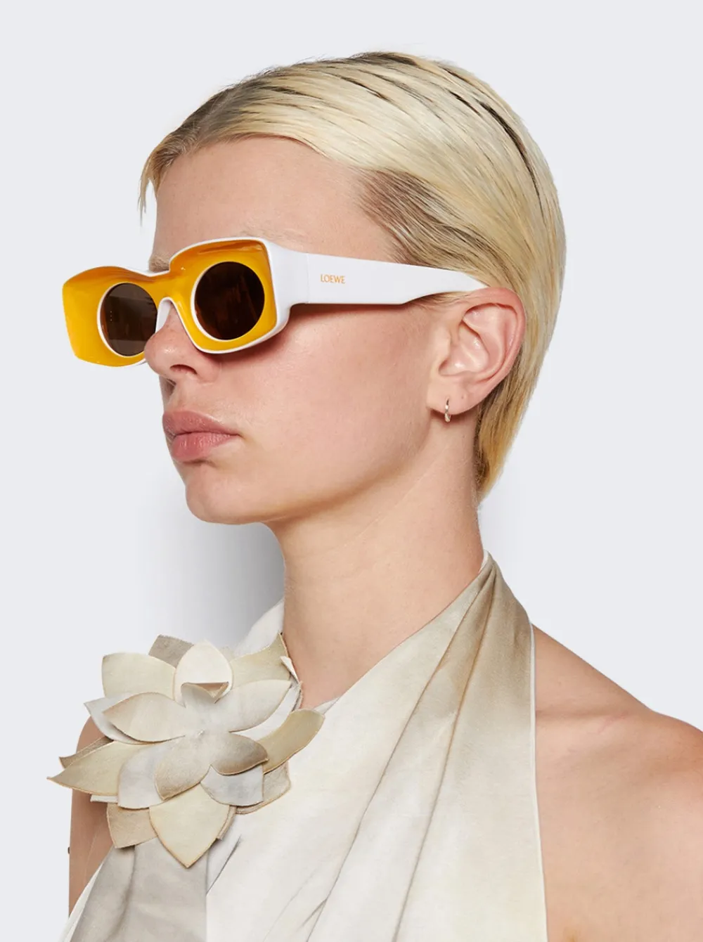 Loewe Paula'S Ibiza Original Sunglasses Shiny Yellow And Brown