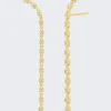 EF Collection Pave Diamond Marquise Waterfall Earring 14K Gold