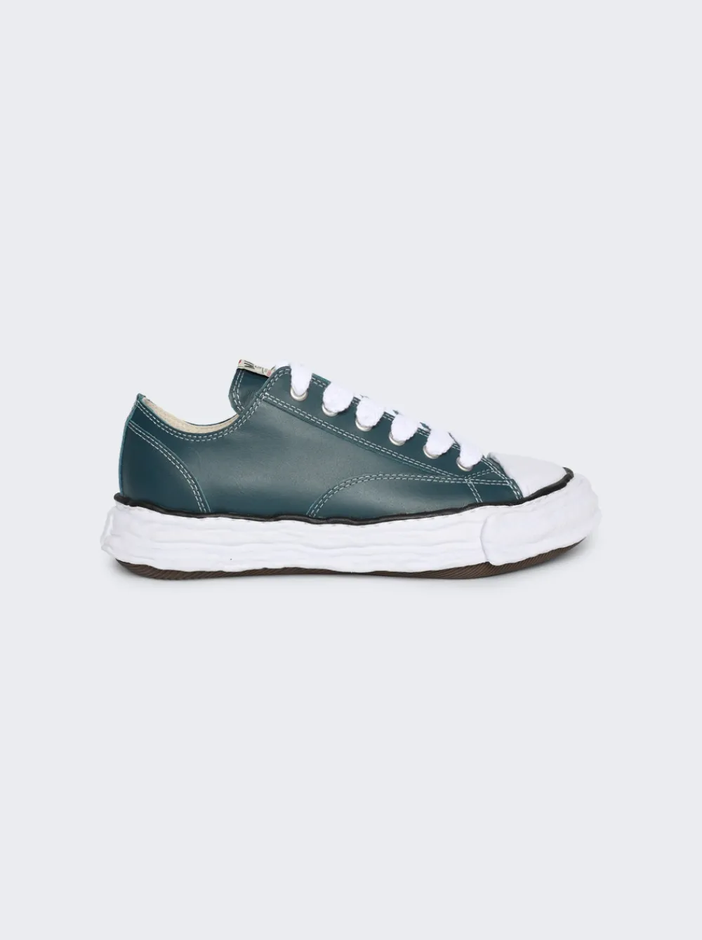 Maison MIHARA YASUHIRO Peterson 23 Low-Top Leather Sneakers Blue
