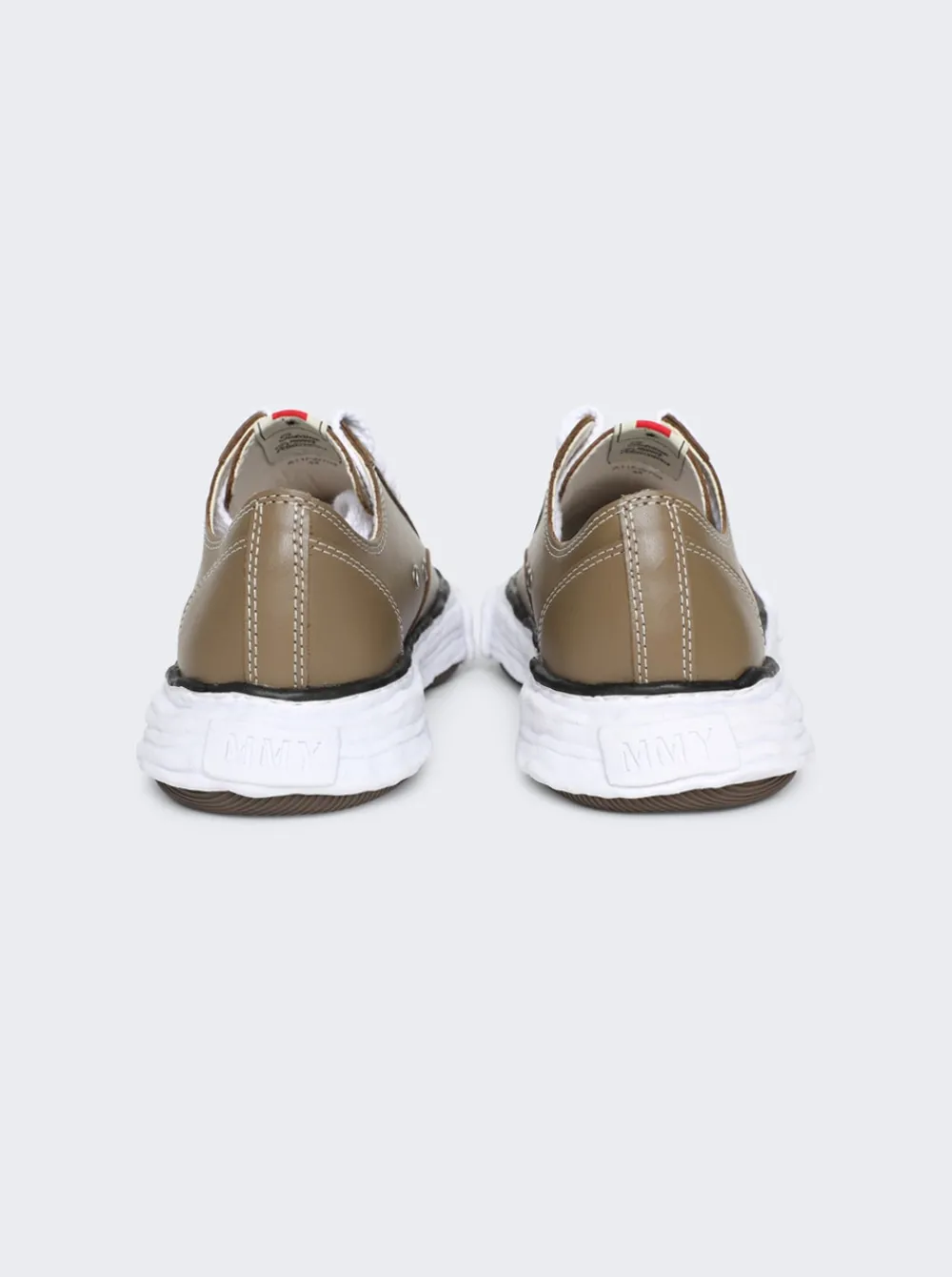 Maison MIHARA YASUHIRO Peterson 23 Low-Top Leather Sneakers Brown