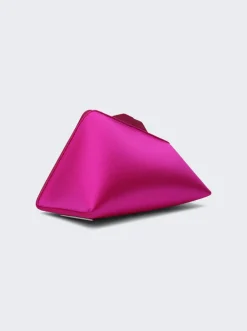The Attico 8.30 Pm Clutch Fuchsia