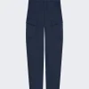 Givenchy Poplin Pants With Pockets Oil Blue