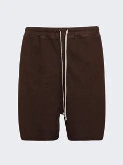Rick Owens Pronged Boxer Shorts Brown