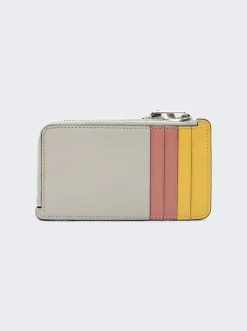 Loewe Puzzle Coin Cardholder Ghost And Peach Bloom