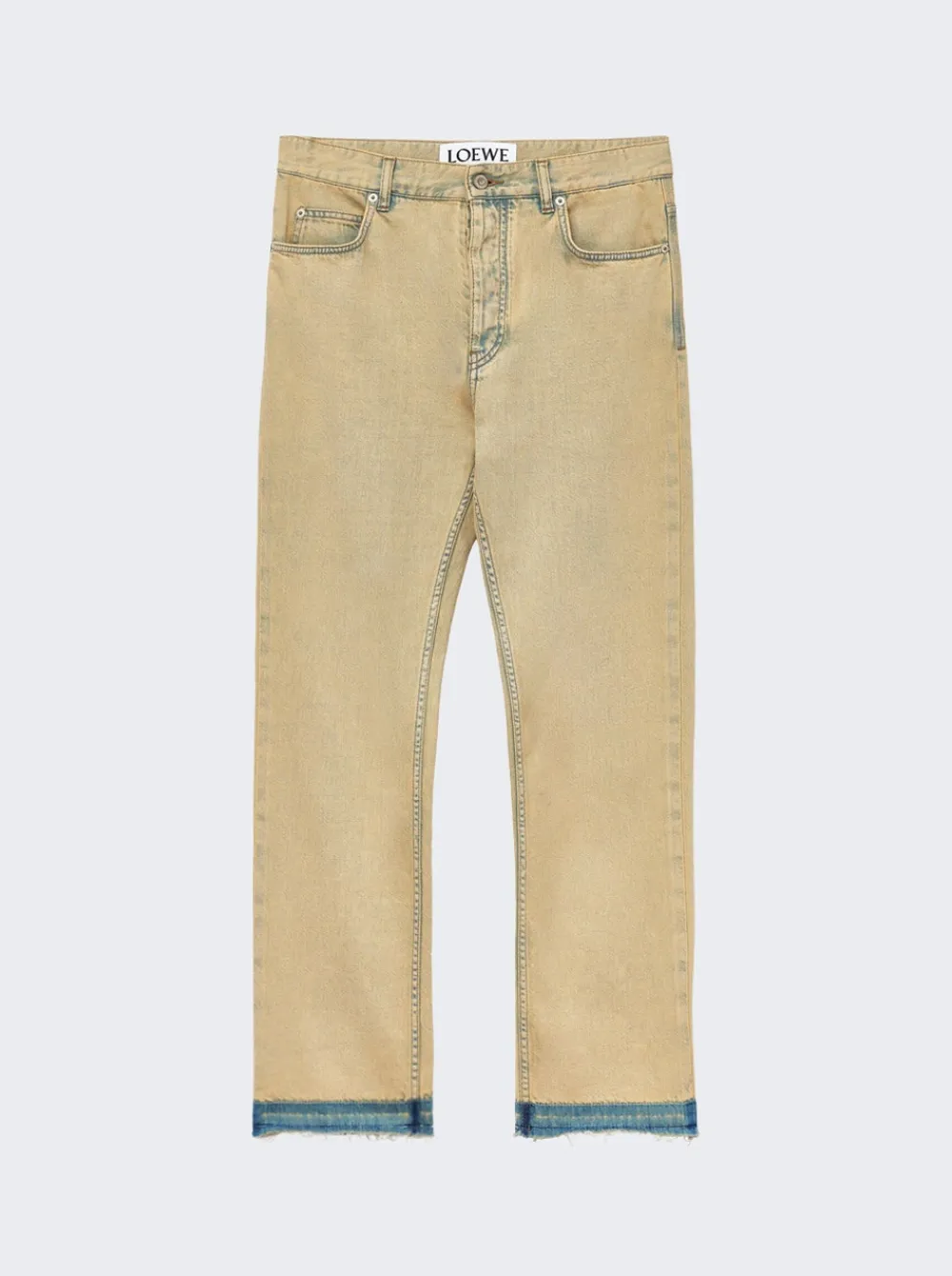 Loewe Raw Edge Jeans Tea Wash