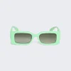 Gucci Rectangular Sunglasses Green
