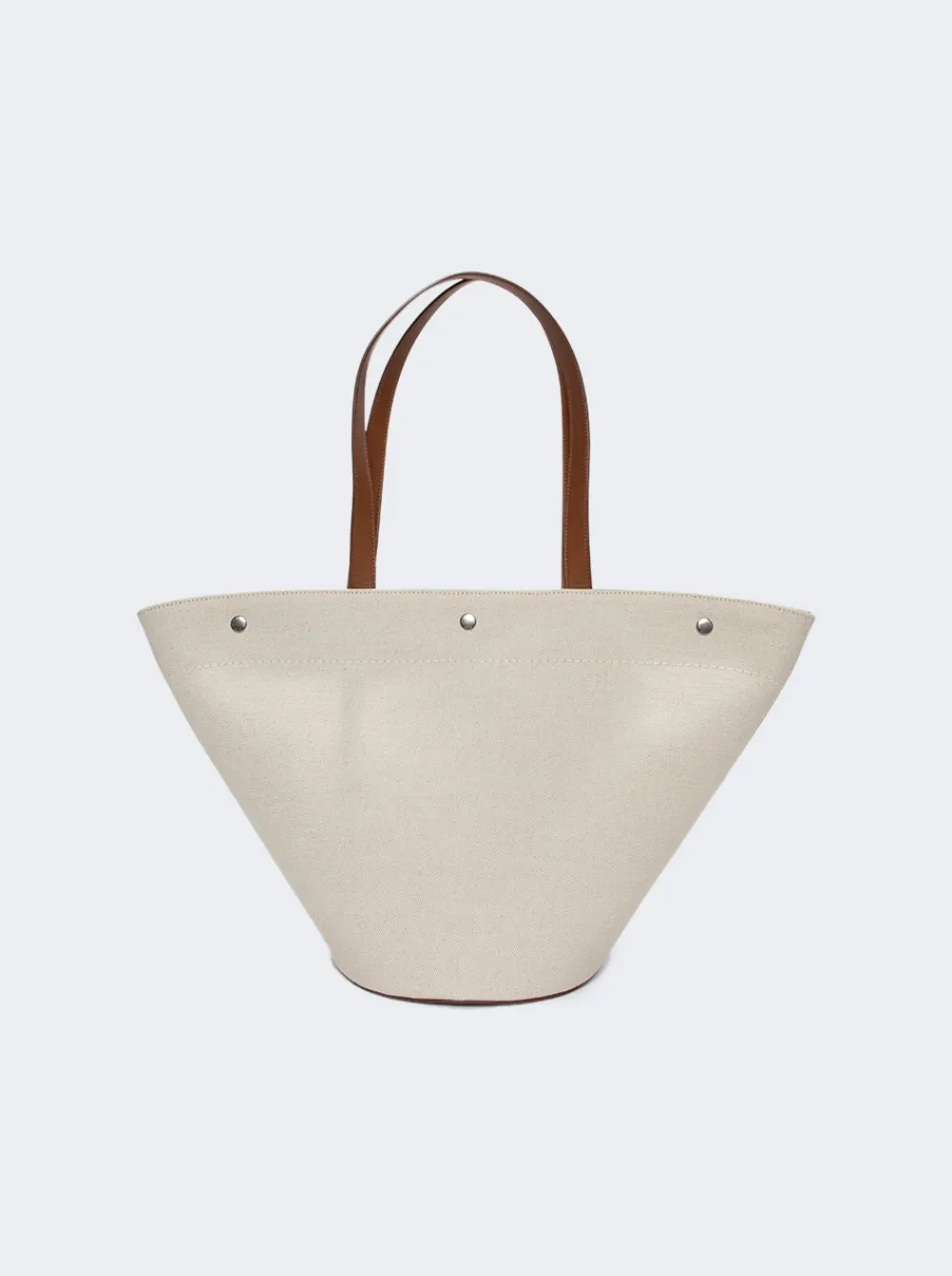 Saint Laurent Rive Gauche Basket Bag Natural