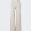 Re/Done 70S Ultra High Rise Wide Leg Jeans Greyish