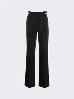 Dion Lee Safety Slider Trouser Black
