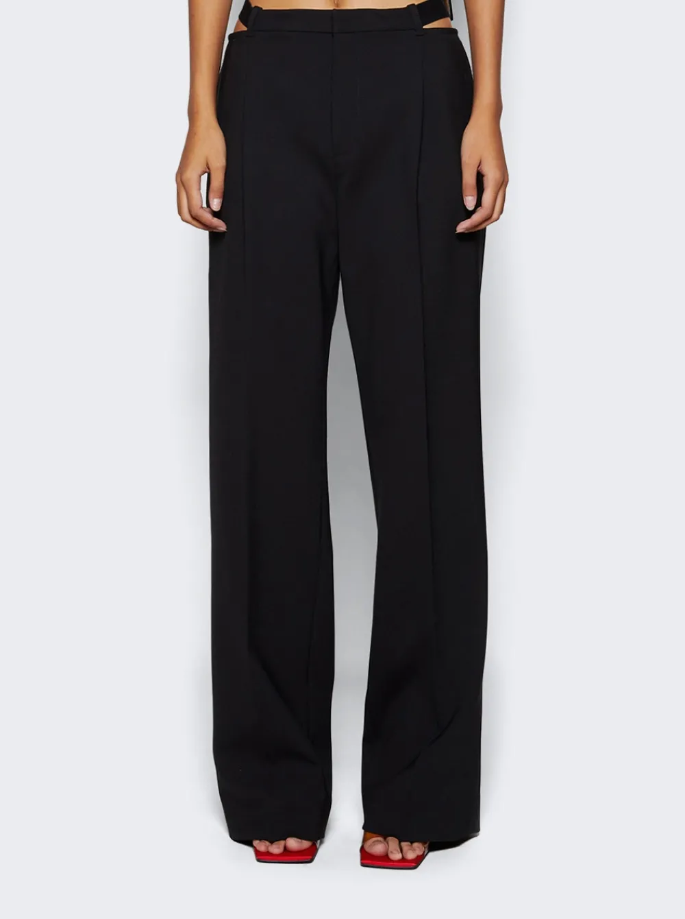 Dion Lee Safety Slider Trouser Black