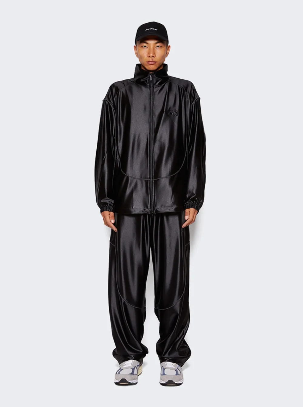 Alexander Wang Satin Track Pants Black