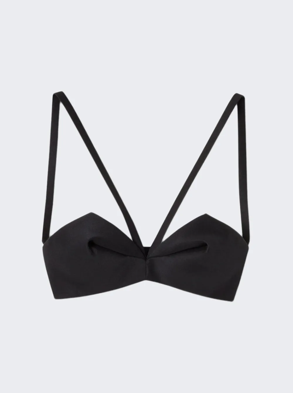 Versace Sculptural Bra Top Black