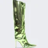 Alexandre Vauthier Shooting High Heel Boots Green