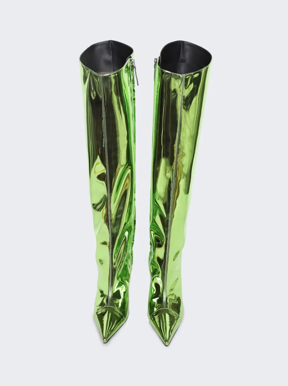 Alexandre Vauthier Shooting High Heel Boots Green