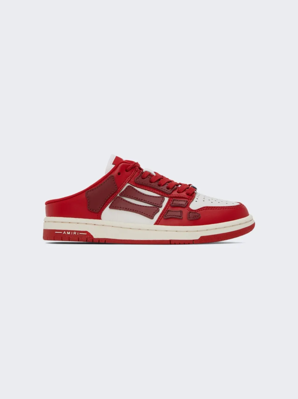 Amiri Skel Top Low Mule Sneakers Red