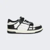 Amiri Skel Top Low Sneakers Black And White