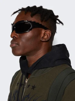 Balenciaga Spike Sunglasses Black
