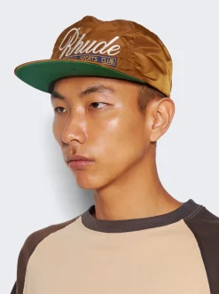 Rhude Sports Club Nylon Hat Camel