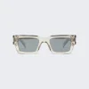 Saint Laurent Square Sunglasses Beige