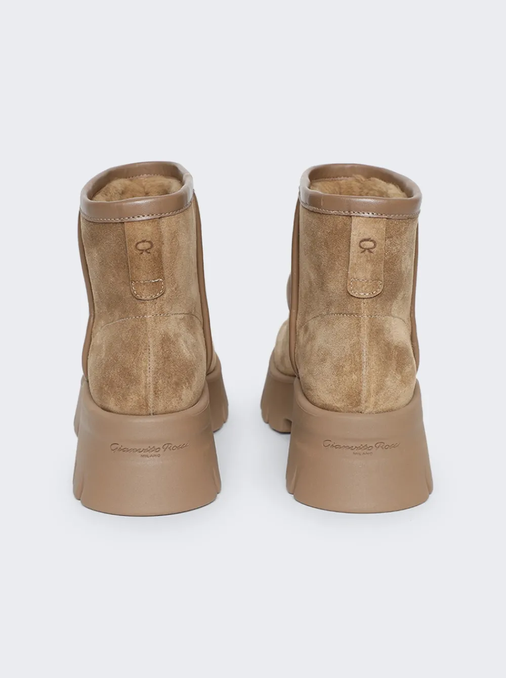 Gianvito Rossi Stormy Booties Camel
