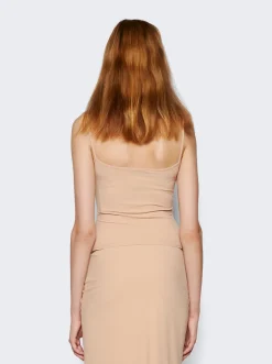 Miu Miu Stretch Jersey Top Cameo