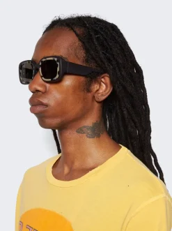 Mykita Studio 13.1 Sunglasses Pitch Black And Creamy Cookie