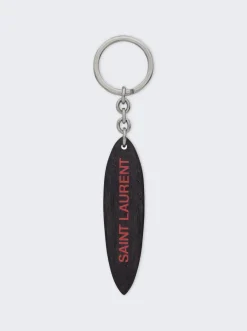 Saint Laurent Surf Keyring Black