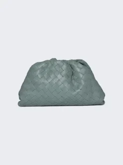 Bottega Veneta Teen Jodie Shoulder Bag New Sauge And Gold