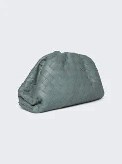 Bottega Veneta Teen Jodie Shoulder Bag New Sauge And Gold