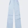 Dion Lee Toggle Parachute Pants Glacier