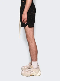 Rhude Tortoise Swim Shorts Black