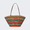 Gucci Tote Bag With Round Interlocking G Multicolor