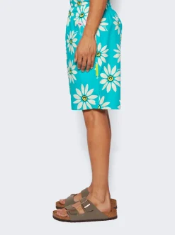 Barrow Unisex Popeline Shorts Multicolor