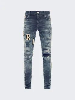 Amiri Varsity Jean Vintage Indigo