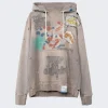 Maison MIHARA YASUHIRO Vintage-Like Hoodie Beige