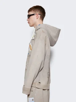 Maison MIHARA YASUHIRO Vintage-Like Hoodie Beige