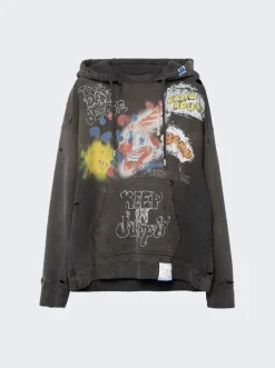 Maison MIHARA YASUHIRO Vintage-Like Hoodie Black