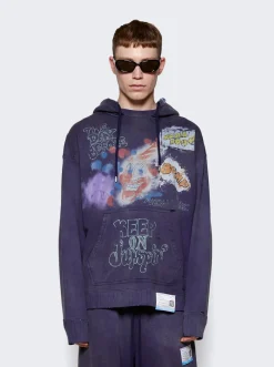 Maison MIHARA YASUHIRO Vintage-Like Hoodie Purple