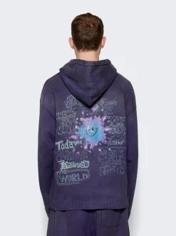 Maison MIHARA YASUHIRO Vintage-Like Hoodie Purple